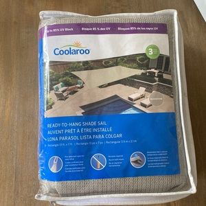 Riverstone Colored Coolaroo Ready-To-Hang Shade Sail (13’x7’)